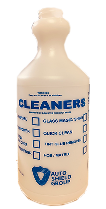 BB Blue Printed Plastic Bottle – CLEANERS