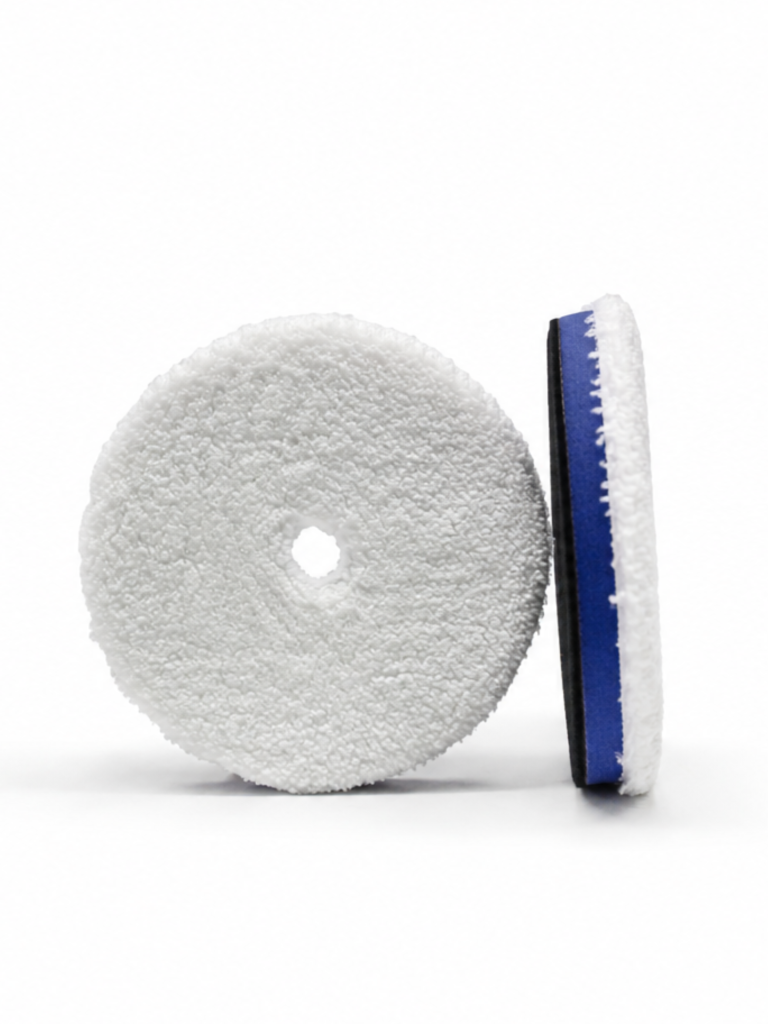 Cut blue pad