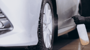 auto shield spray bottle used for car wash