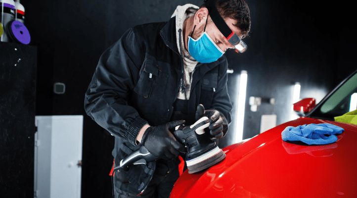 autoshield polishing and buffing pad for paint correction